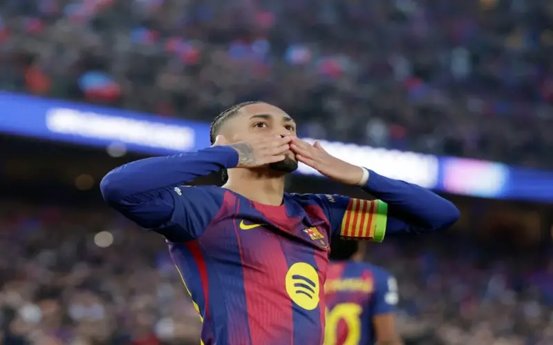 برشلونة يحسم موقفه من بيع رافينيا إلى الهلال السعودي